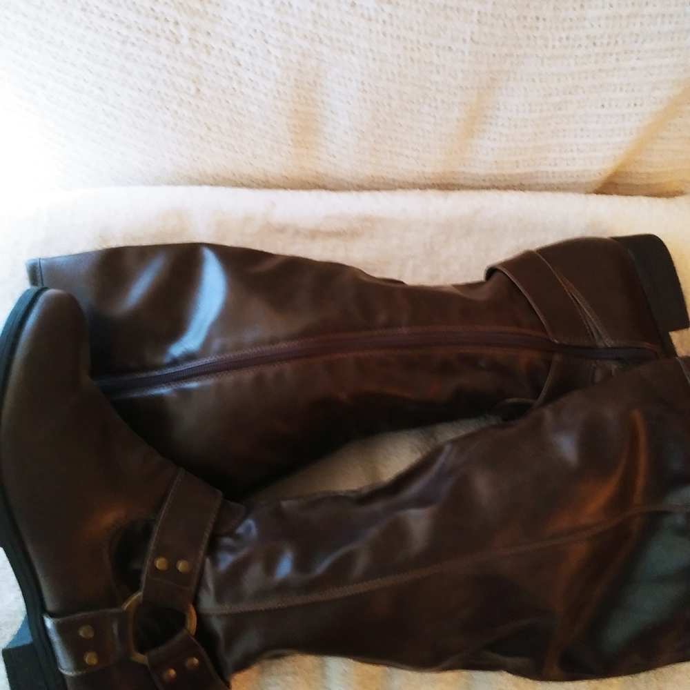 Brown Fashion Riding Boot - Picture 4 of 4